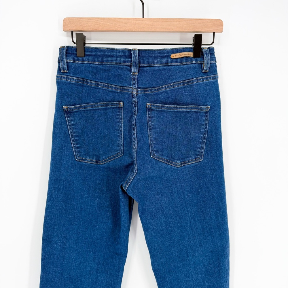 Soft Surroundings Ultimate Straight Cropped Jeans Size 6 - Picture 6 of 10
